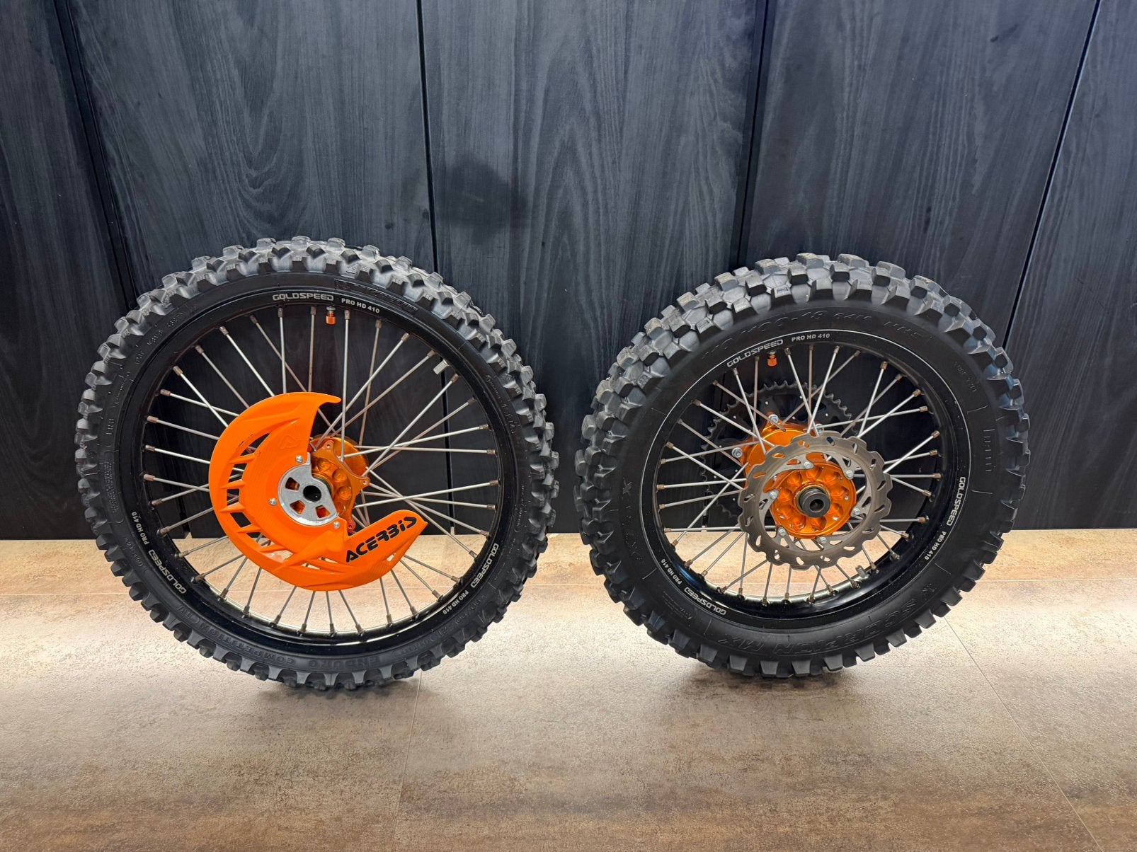KTM Exc Enduro wielen 18/21 inch Goldspeed nr705