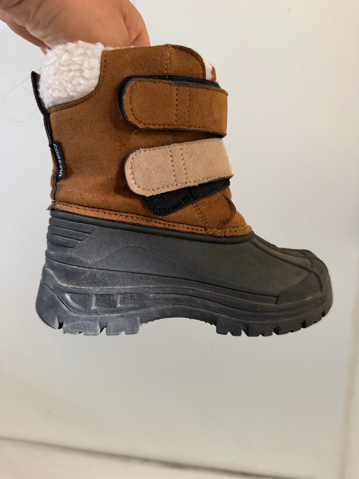 Forclaz Kinder Snowboots / Winterlaarzen Bruin Zwart, Ophalen of Verzenden, Gebruikt, Jongen of Meisje, Laarzen