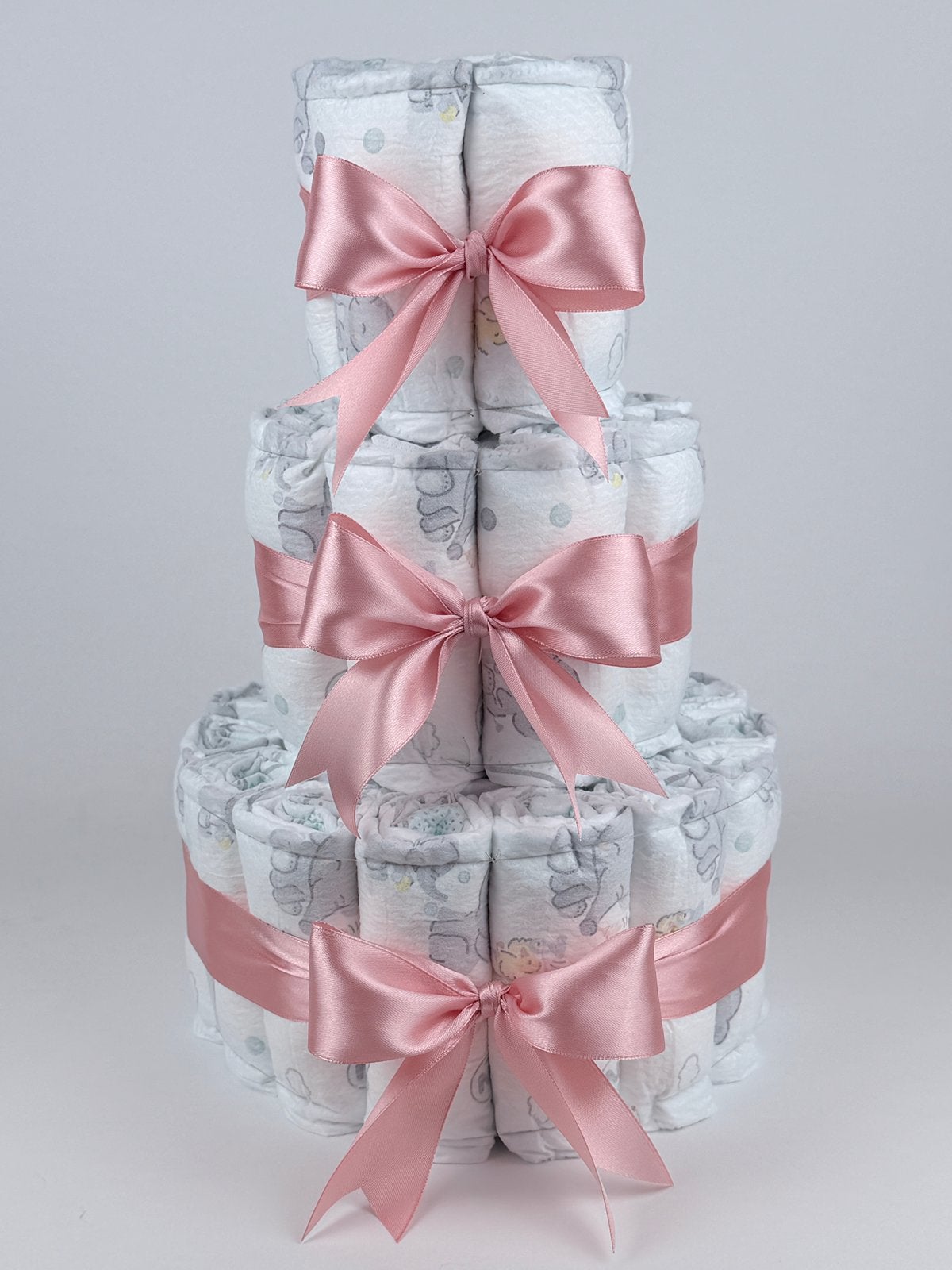 Luiertaart meisje basic 40 dp roze, Kinderen en Baby's, Ophalen of Verzenden, Nieuw, Kraamcadeau