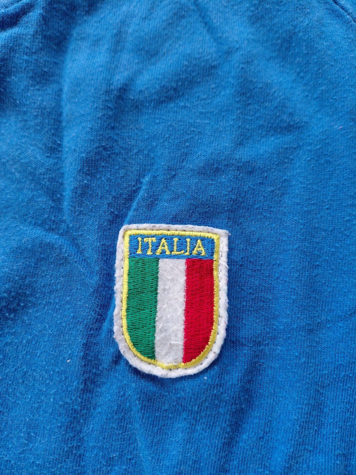 blauw italie voetbalshirt 152/12 jr, Kinderen en Baby's, Ophalen of Verzenden, Jongen, Shirt of Longsleeve
