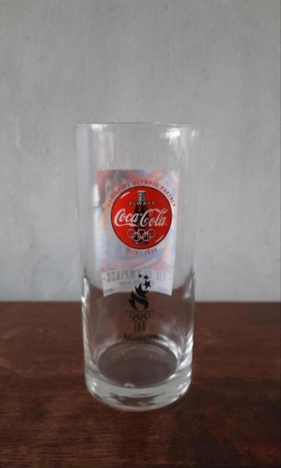 Coca-Cola Olympische Spelen glas - Antwerpen, Ophalen of Verzenden, Zo goed als nieuw