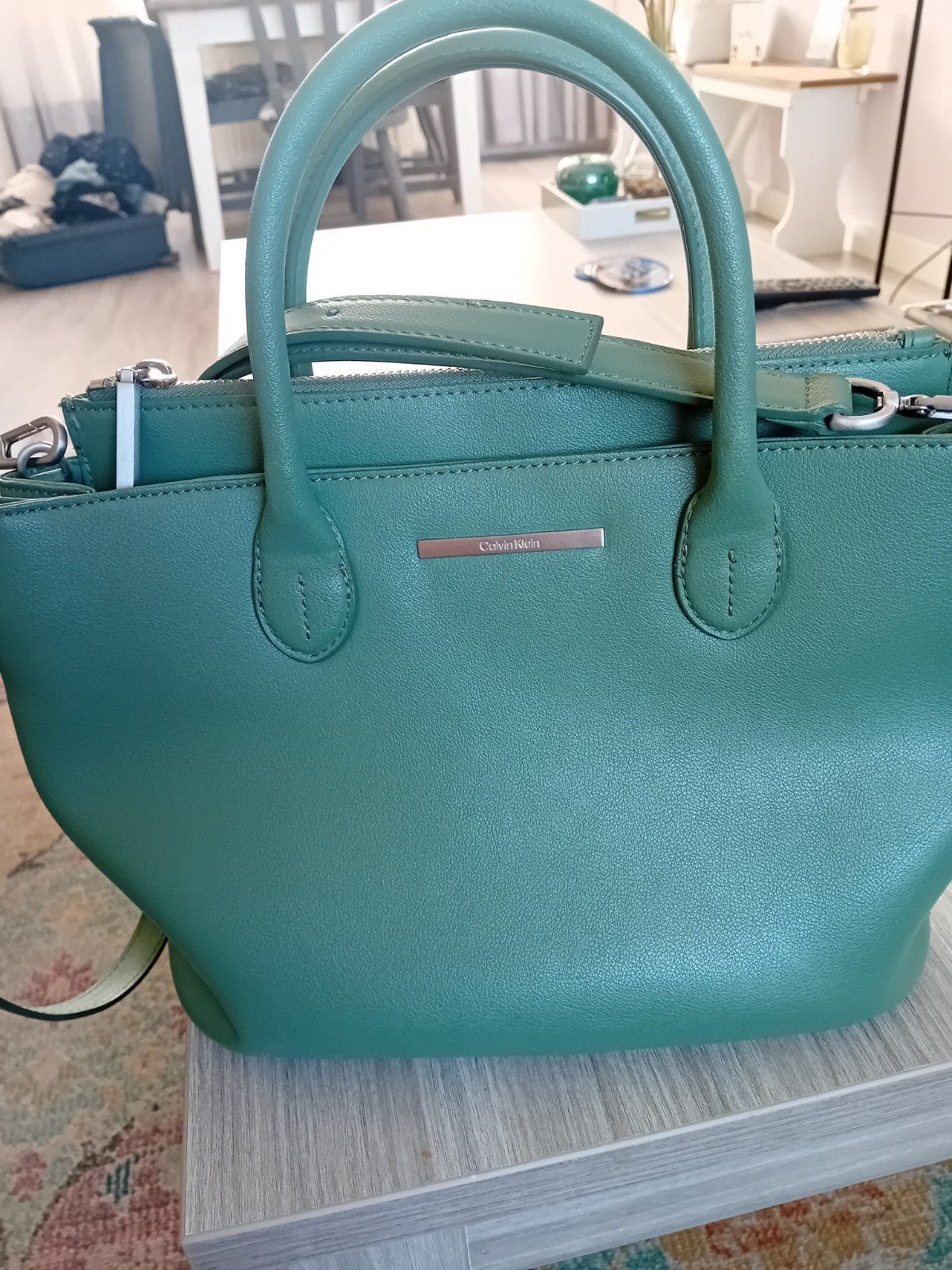 Schoudertas groen, Sieraden, Tassen en Uiterlijk, Tassen | Reistassen en Weekendtassen, Ophalen, 30 cm of meer, Groen, Nieuw