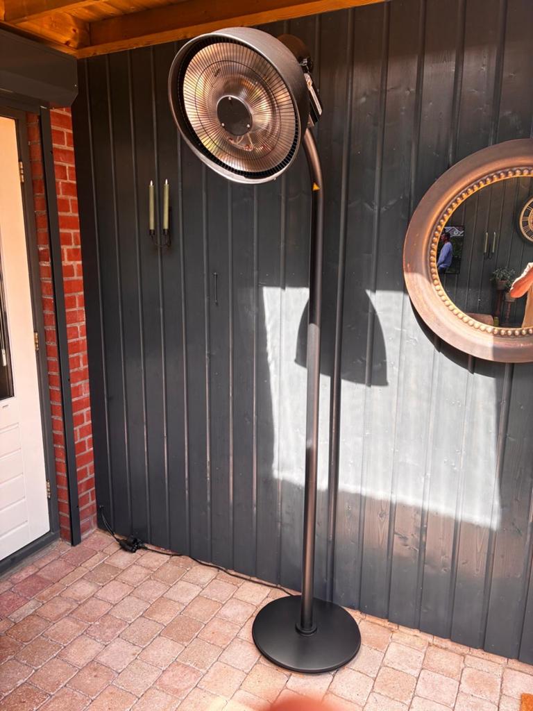 Retro terrasverwarmer in zeer goede staat 55 vaste prijs, Tuin en Terras, Terrasverwarmers, Ophalen of Verzenden, Zo goed als nieuw