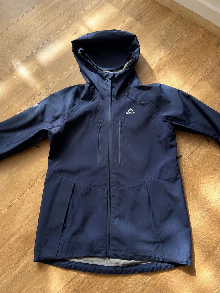 Cortazu Heren Hardshell Jas Maat M - Navy Blauw, Kleding | Heren, Jassen | Zomer, Ophalen of Verzenden, Zo goed als nieuw, Maat 48/50 (M)