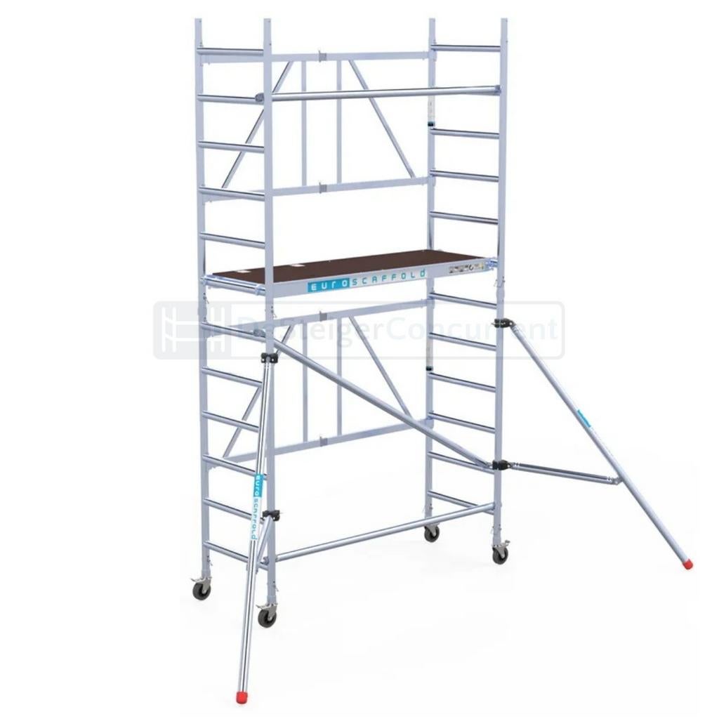 Kamersteiger TE HUUR  met opzet stuk 2stuks, Ophalen of Verzenden, Zo goed als nieuw, Rolsteiger of Kamersteiger, 5 meter of hoger