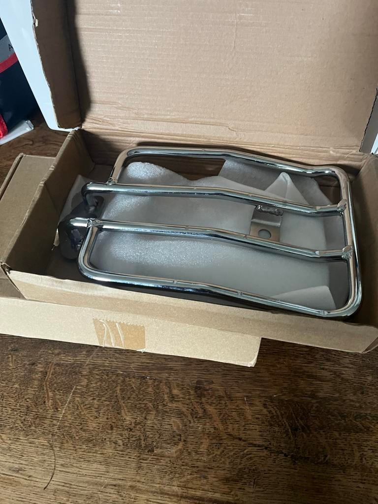 Chroom bagagerek., Motoren, Ophalen of Verzenden, Nieuw