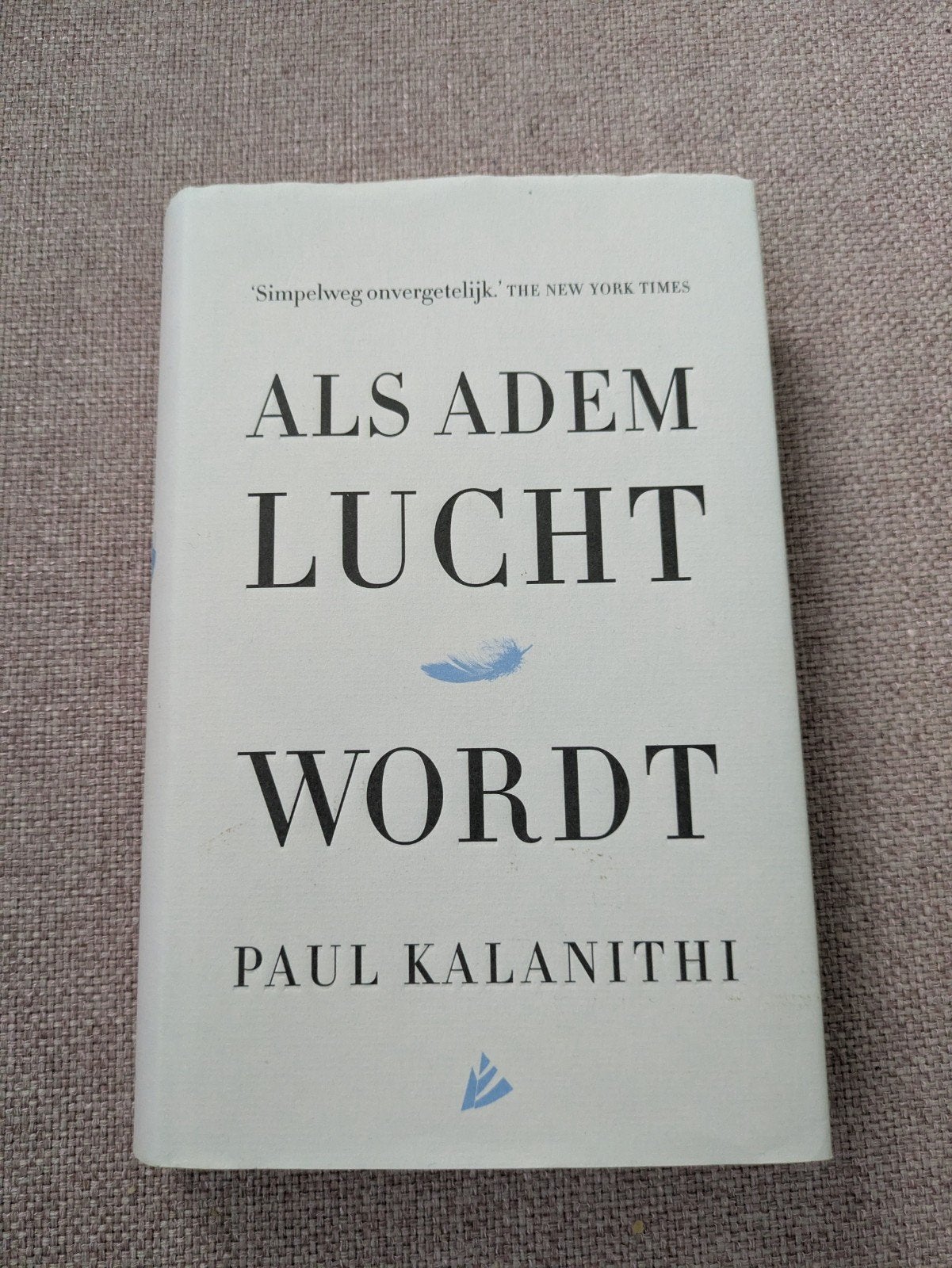 Paul Kalanithi - Als adem lucht wordt, Ophalen of Verzenden, Zo goed als nieuw, Paul Kalanithi