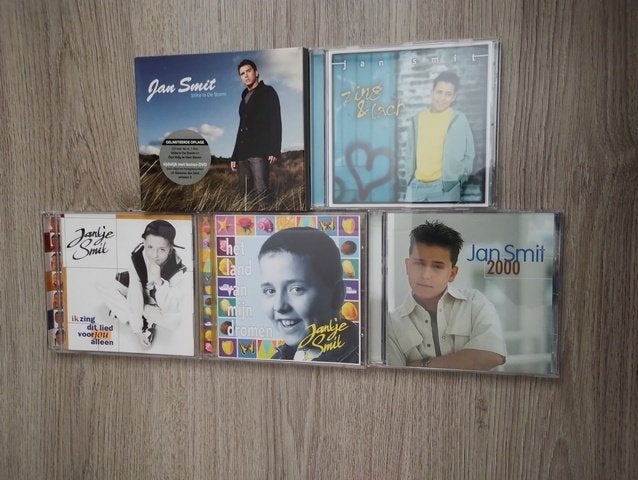 5 cd's van Jan Smit, Ophalen of Verzenden, Zo goed als nieuw, Levenslied of Smartlap