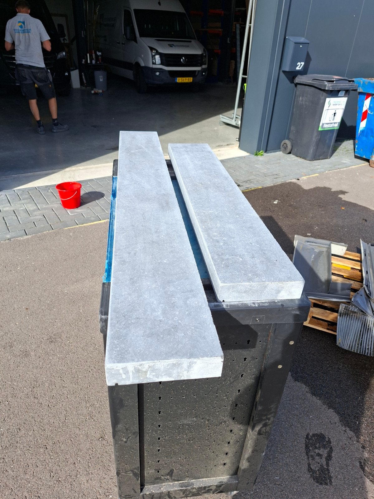 Nieuwe hardstenen vensterbanken - 2 stuks, Ophalen, Nieuw, Overige metalen