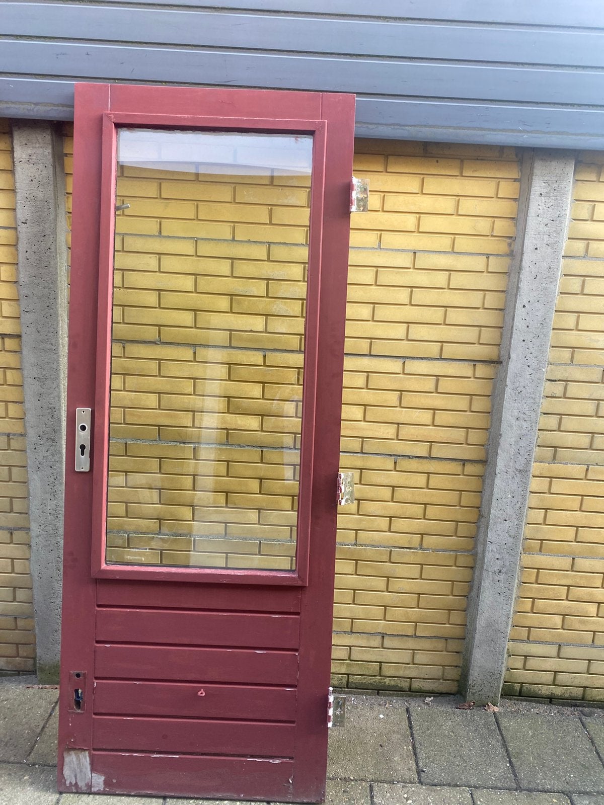 Buitendeur dubbelglas, Ophalen, Gebruikt, Minder dan 80 cm, Buitendeur