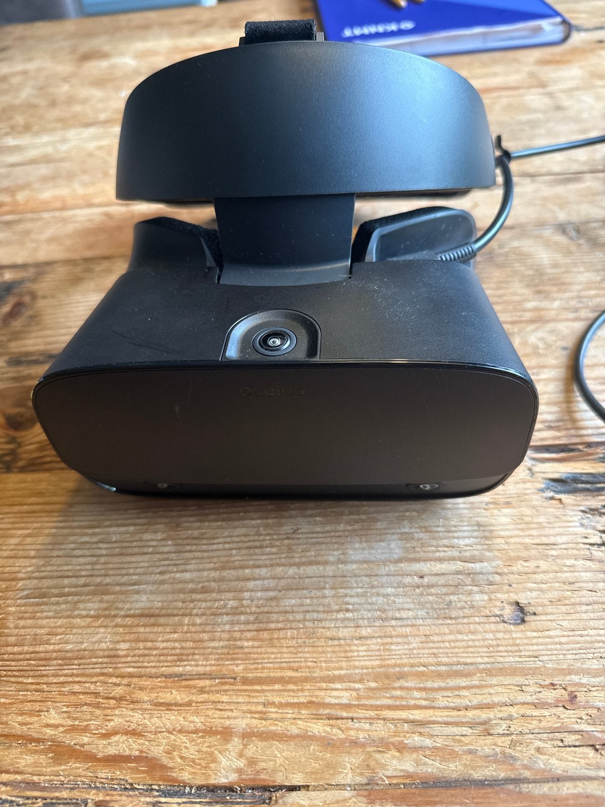 Oculus Rift S VR-headset met controllers, Spelcomputers en Games, Virtual Reality, Ophalen of Verzenden, Gebruikt, VR-bril, Pc