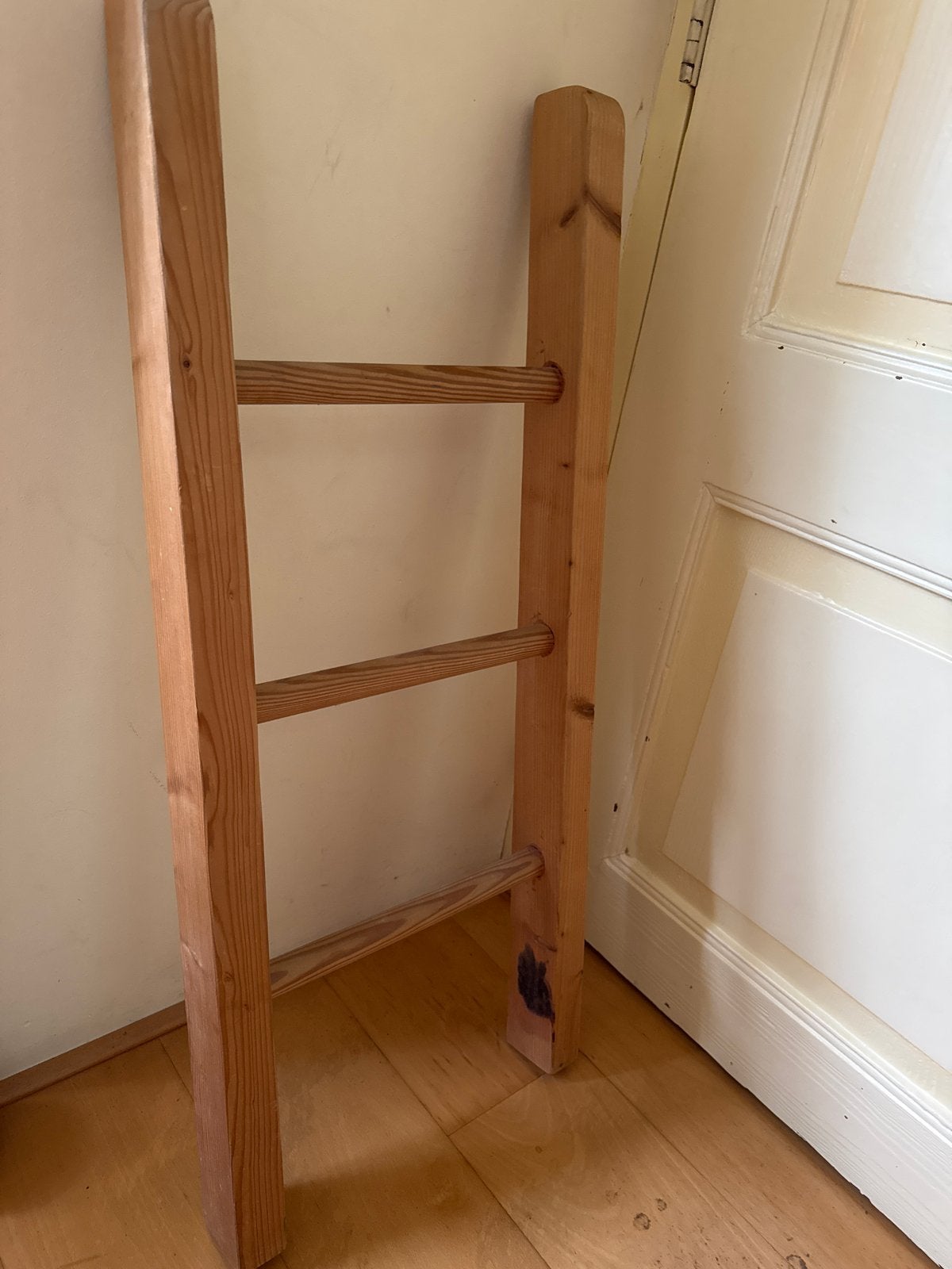 Stevig houten laddertje/trapje voor hoogslaper of project, Ophalen, Gebruikt
