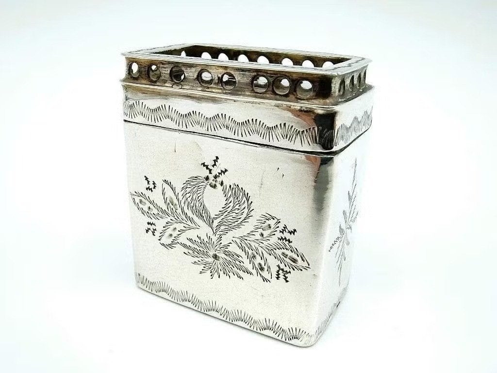 Zilveren lodereindoosje, P. Kuilenburg, Schoonhoven, 1837, Verzenden, Zilver