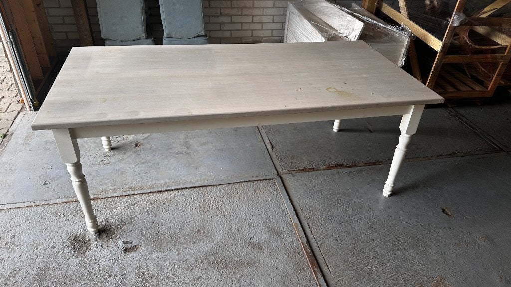 tafel, Gebruikt, 150 tot 200 cm, Vier personen, Rechthoekig