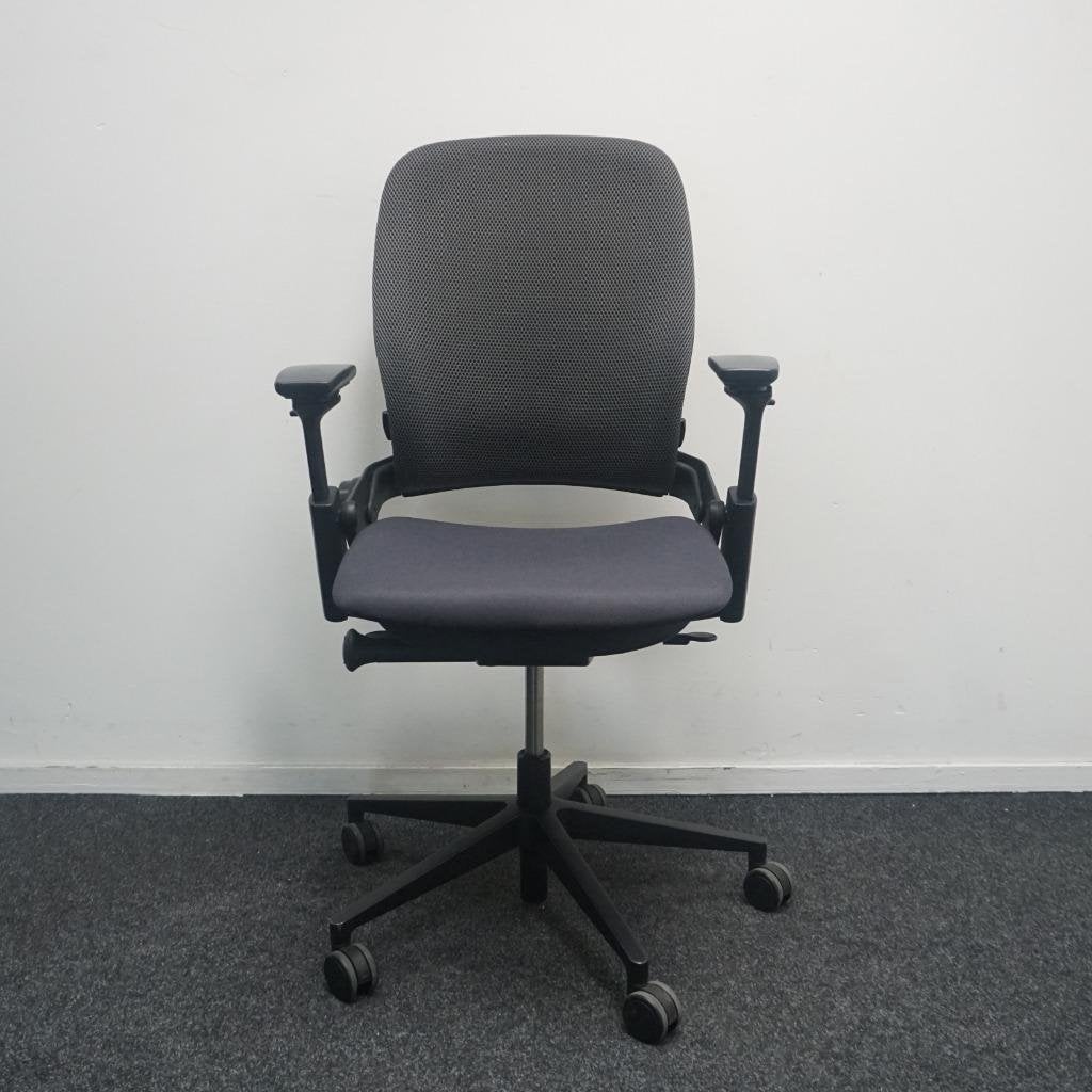 Steelcase Leap V2 Bureaustoelen | Grijs | Ergonomisch, Gebruikt, -, -, Ophalen of Verzenden