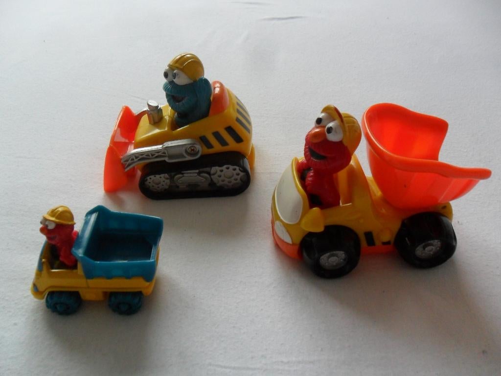 * Matchbox Sesamstraat auto / vrachtwagen met Elmo *, Ophalen of Verzenden, Gebruikt