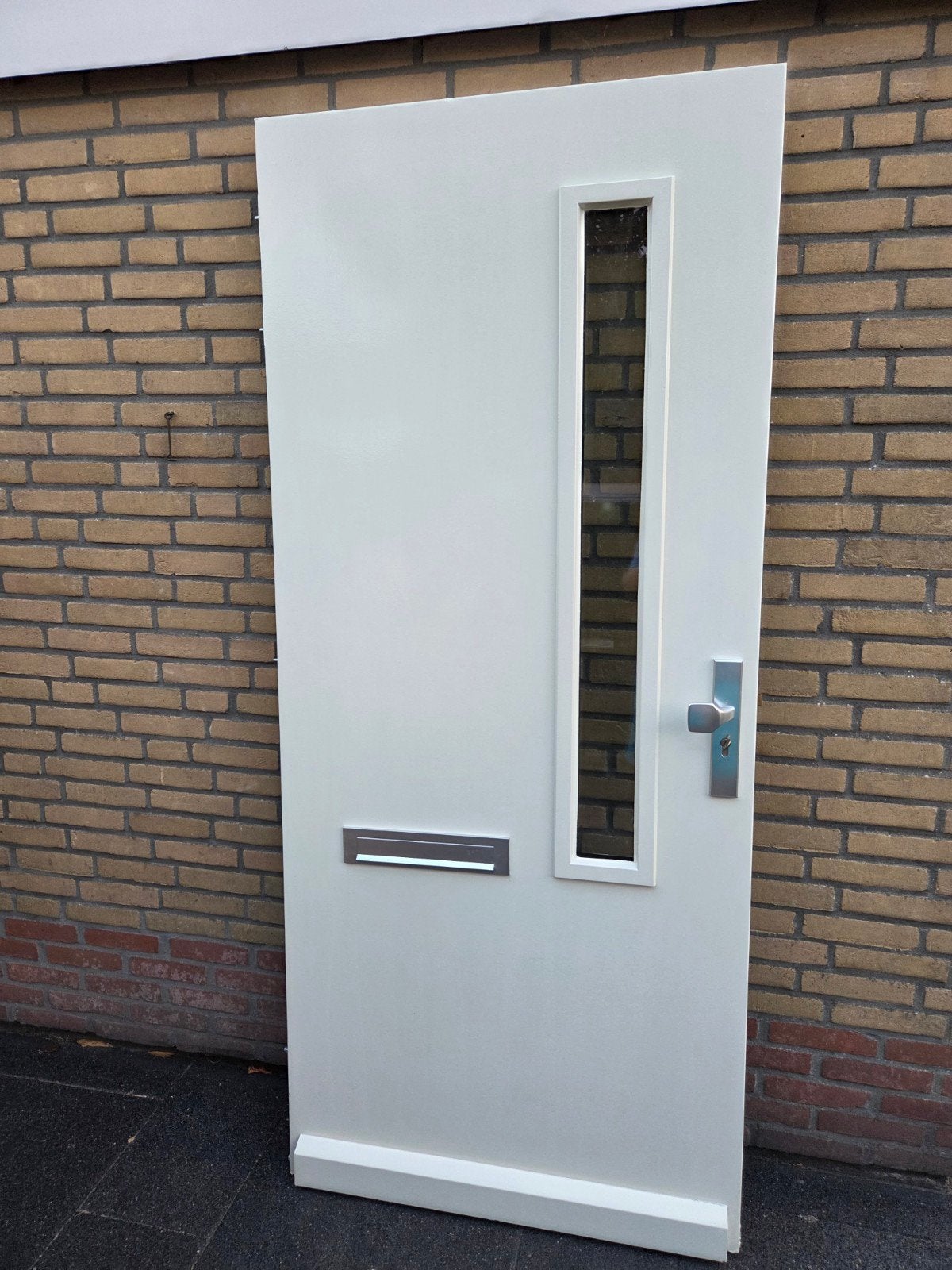 Voordeur buitendeur 210,5  X 92 cm., Doe-het-zelf en Verbouw, Ophalen, Gebruikt, 200 tot 215 cm, Glas
