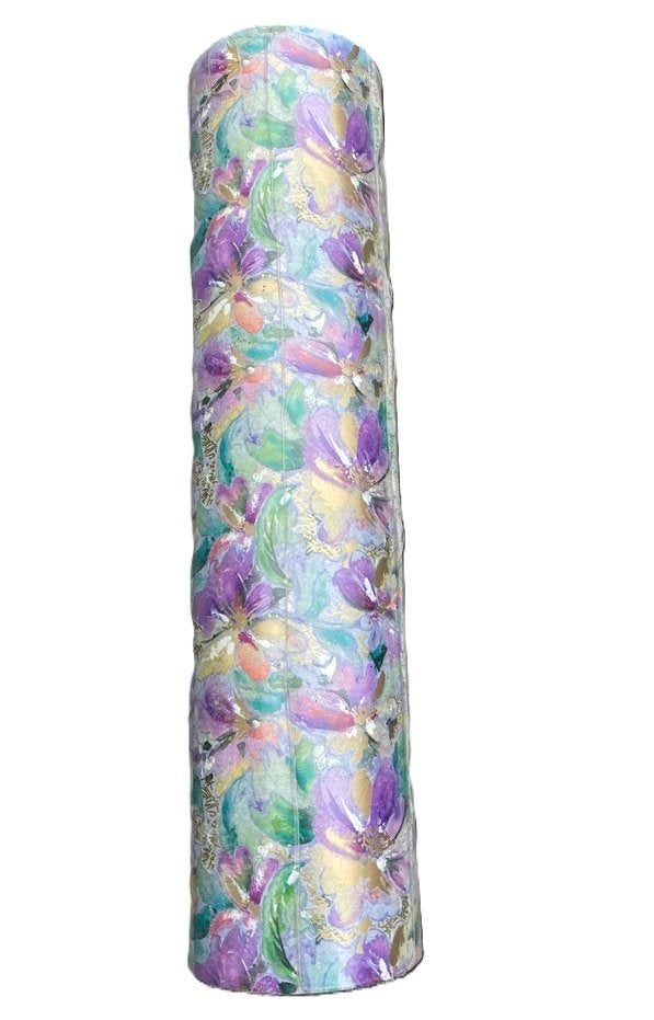 INPAKPAPIER CADEAUPAPIER ROL 220 mtr 57 CM BLOEMEN FANTASIE, -, -, Nieuw, Ophalen of Verzenden
