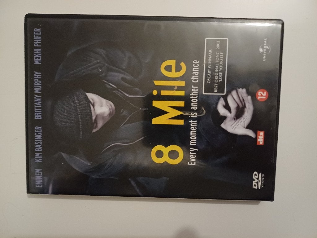 DVD – 8 Mile (met Eminem), Nederlands, Ophalen of Verzenden, Film, Gebruikt