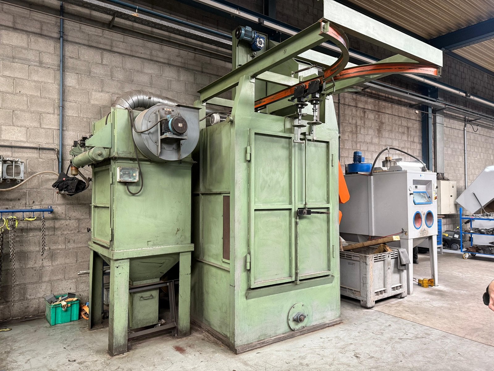 Straalmachine werpketel automatisch, Doe-het-zelf en Verbouw, Ophalen, Gebruikt