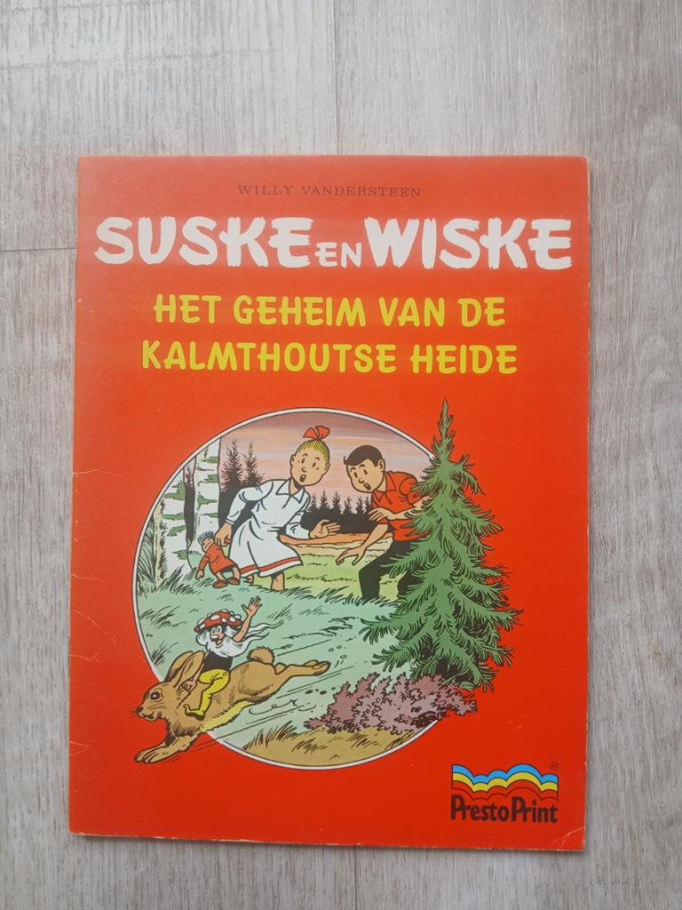 EERSTE DRUK Suske en Wiske - Geheim Kalmthoutse Heide, Boeken, Stripboeken, Gelezen, Willy Vandersteen, Eén stripboek, Ophalen of Verzenden