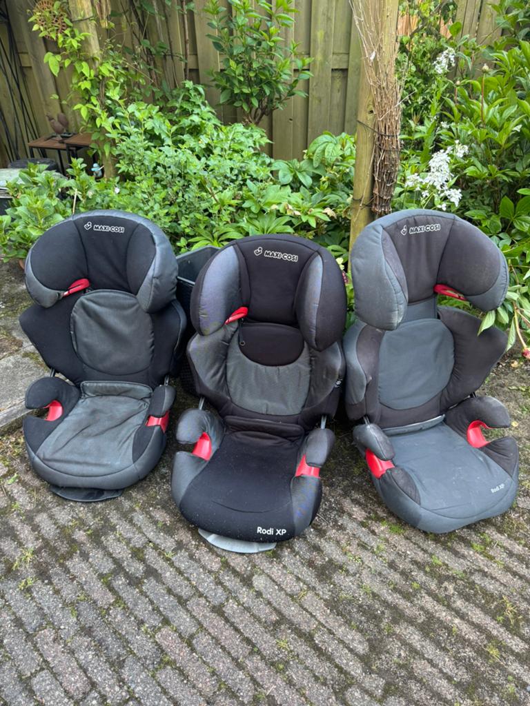 3x Maxi Cosi Rodi XP, Ophalen, 15 t/m 36 kg, Gebruikt, Autogordel