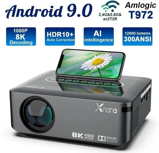 Full HD Projector – Android Projector – Beamer, Corvance B.V., Verzenden, Nieuw, Corvancebol@gmail.com