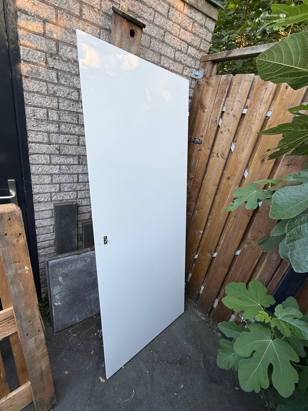 Binnendeur 202 bij 85 cm, Doe-het-zelf en Verbouw, Ophalen, Gebruikt, 80 tot 100 cm, Binnendeur