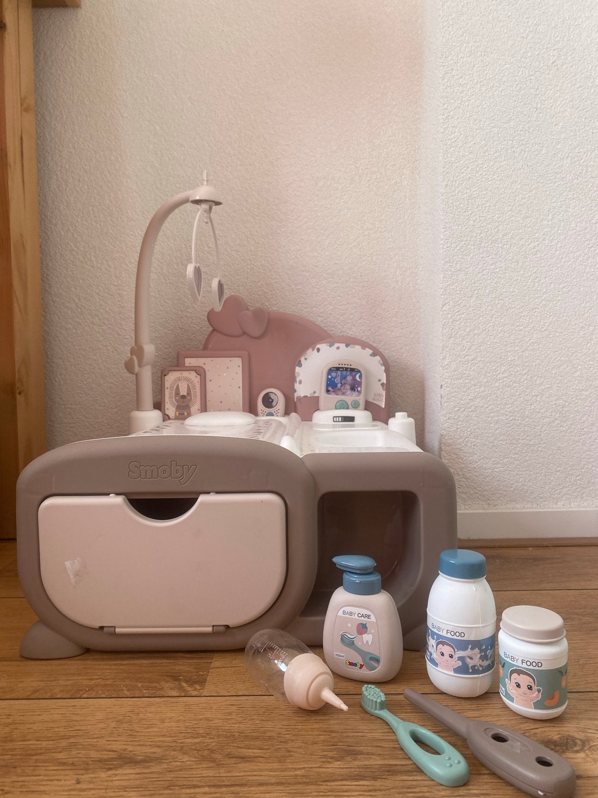 Smoby Baby Nurse speelset met pop en accessoires, Ophalen, Gebruikt, Babypop