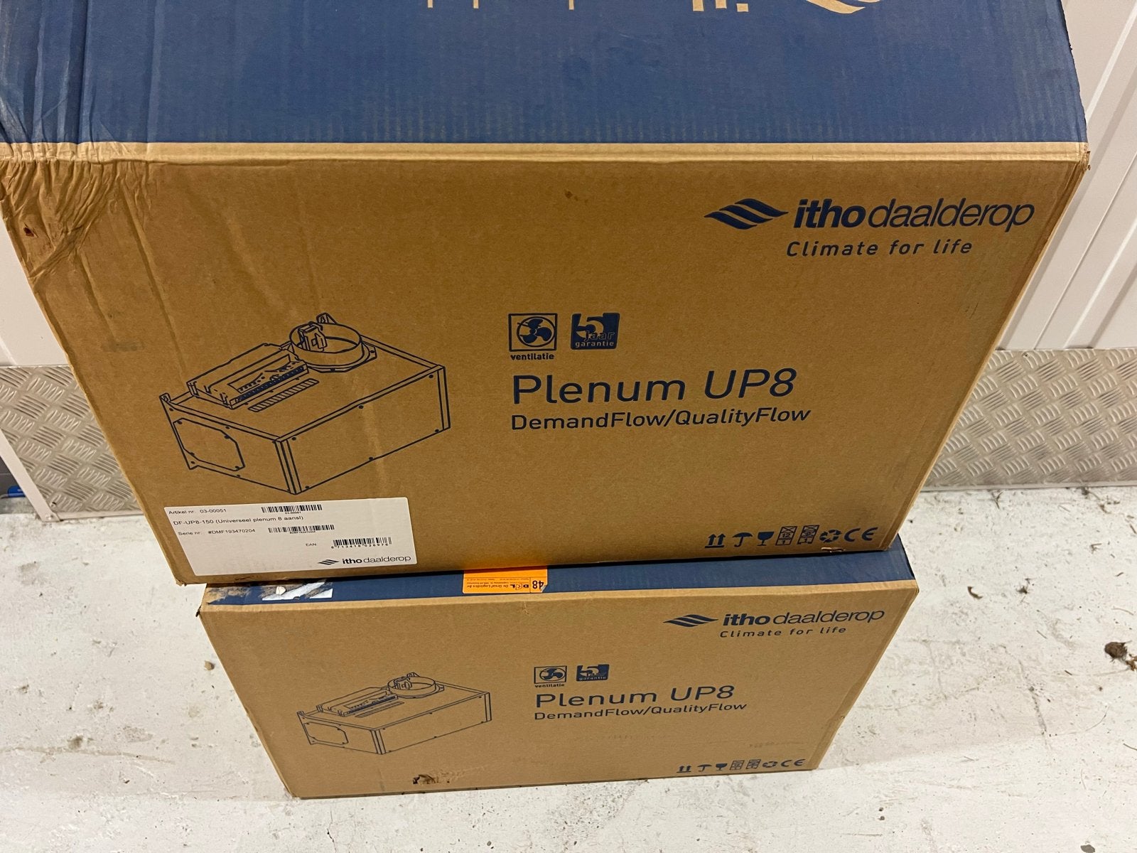Itho Daalderop Plenum UP8 Ventilatiesysteem Nieuw, Doe-het-zelf en Verbouw, Ventilatie en Afzuiging, Ophalen of Verzenden, Nieuw