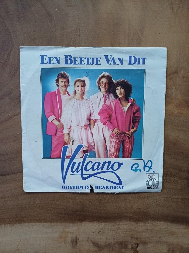 Vulcano - Een Beetje Van Dit - Single - Vinyl, Cd's en Dvd's, Ophalen of Verzenden, Gebruikt, Nederlandstalig