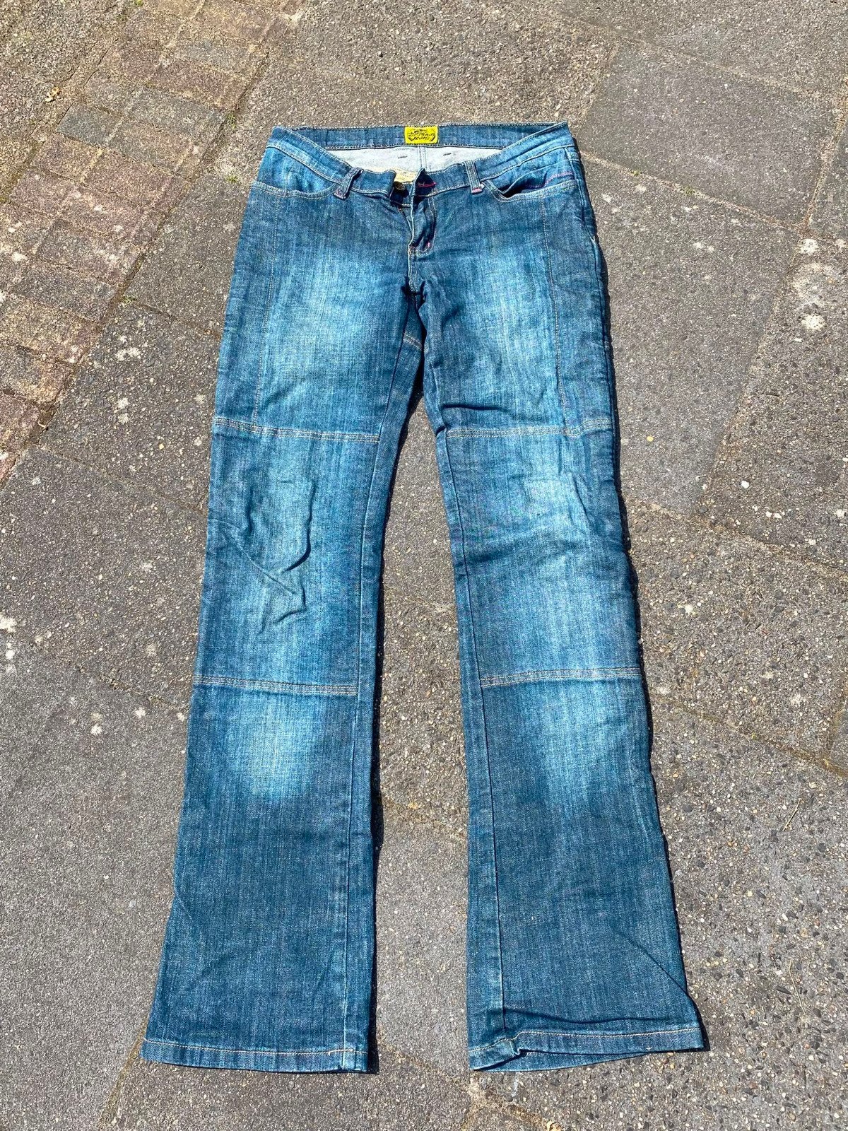 Kevlar motorbroek, Draggins Jeans, damesmaat 10 (W30), Motoren, Ophalen of Verzenden, Broek | textiel, Dames, Draggins Jeans