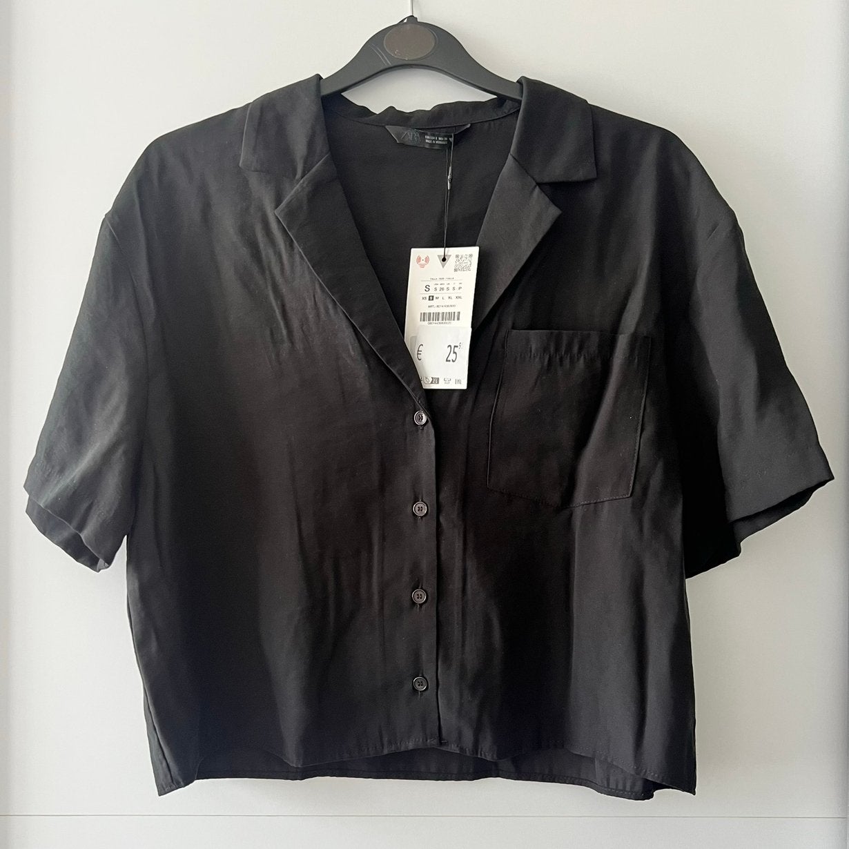 Zara zwarte blouse - maat S nieuw, Ophalen of Verzenden, Nieuw, Maat 36 (S), Zwart