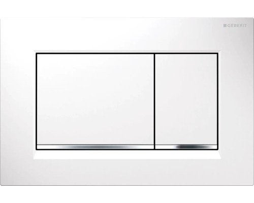 2x Geberit Sigma 20 Square DF Wit Drukplaat - Nieuw, Ophalen of Verzenden, Nieuw, Toilet