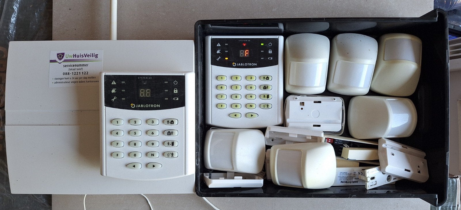 Jablotron beveiligingsinstallatie tbv. Hergebruik, Draadloos, Ophalen of Verzenden, Compleet systeem, Beweging