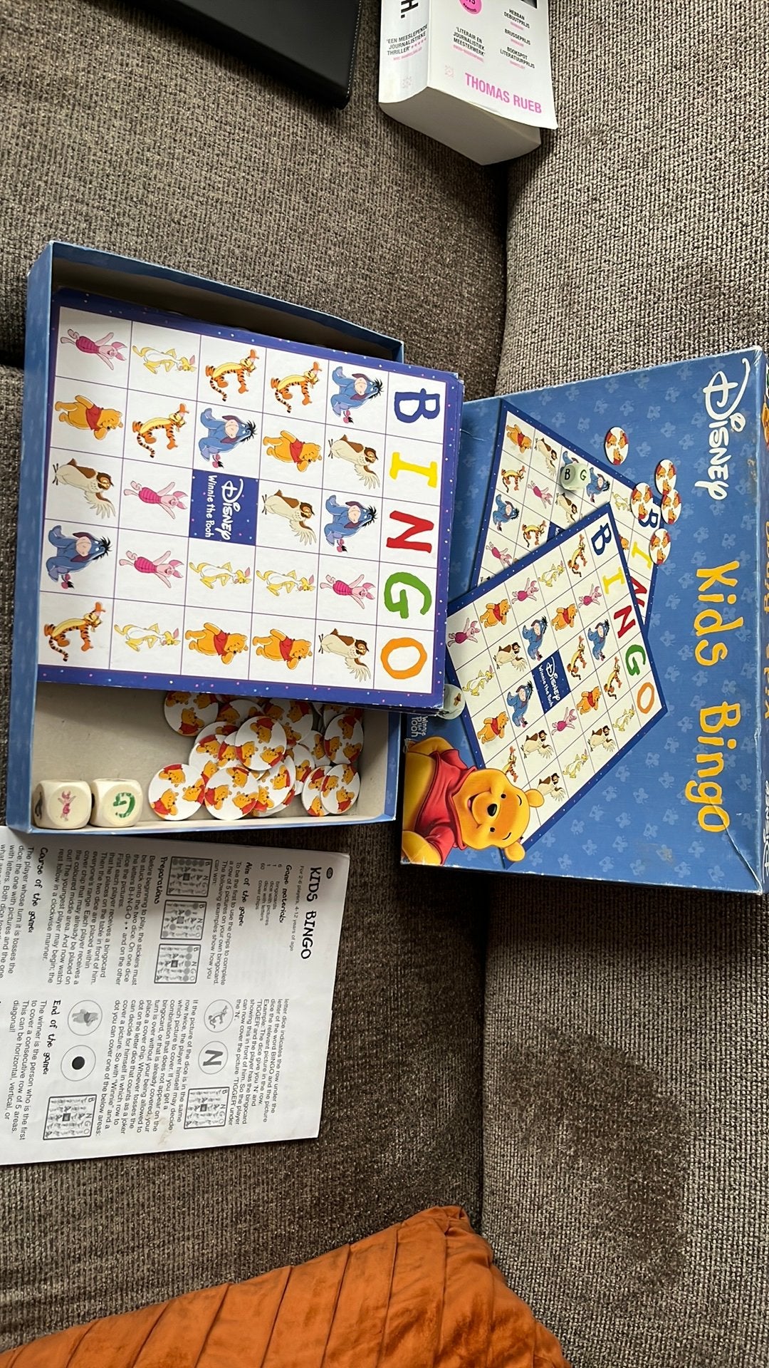 Disney kids bingo, Ophalen, Gebruikt
