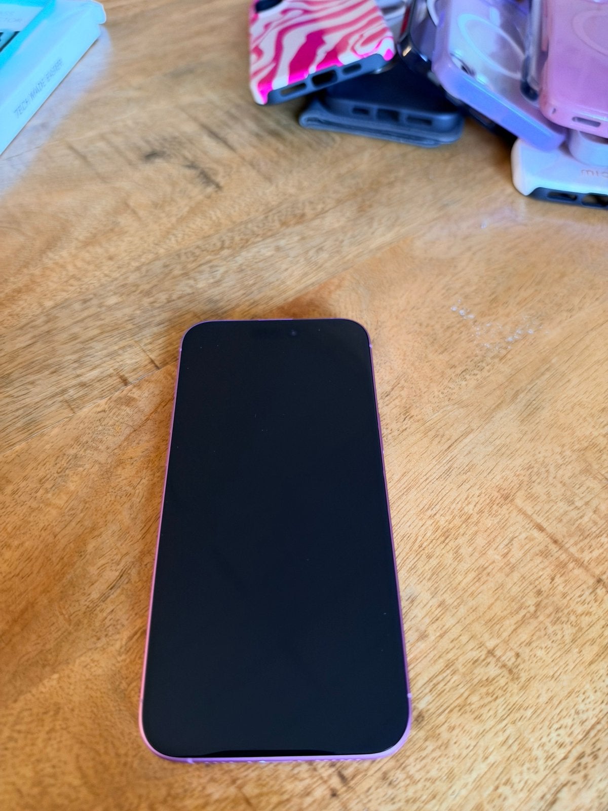 Zgan roze iphone 16 plus, Ophalen, Zo goed als nieuw, Roze, 128 GB