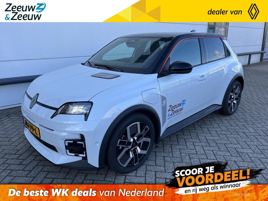 Renault 5 urban range techno 40 kWh | Camera | Apple Carplay, Auto's, Renault, 12 maanden, Stof, Blauw, Geïmporteerd