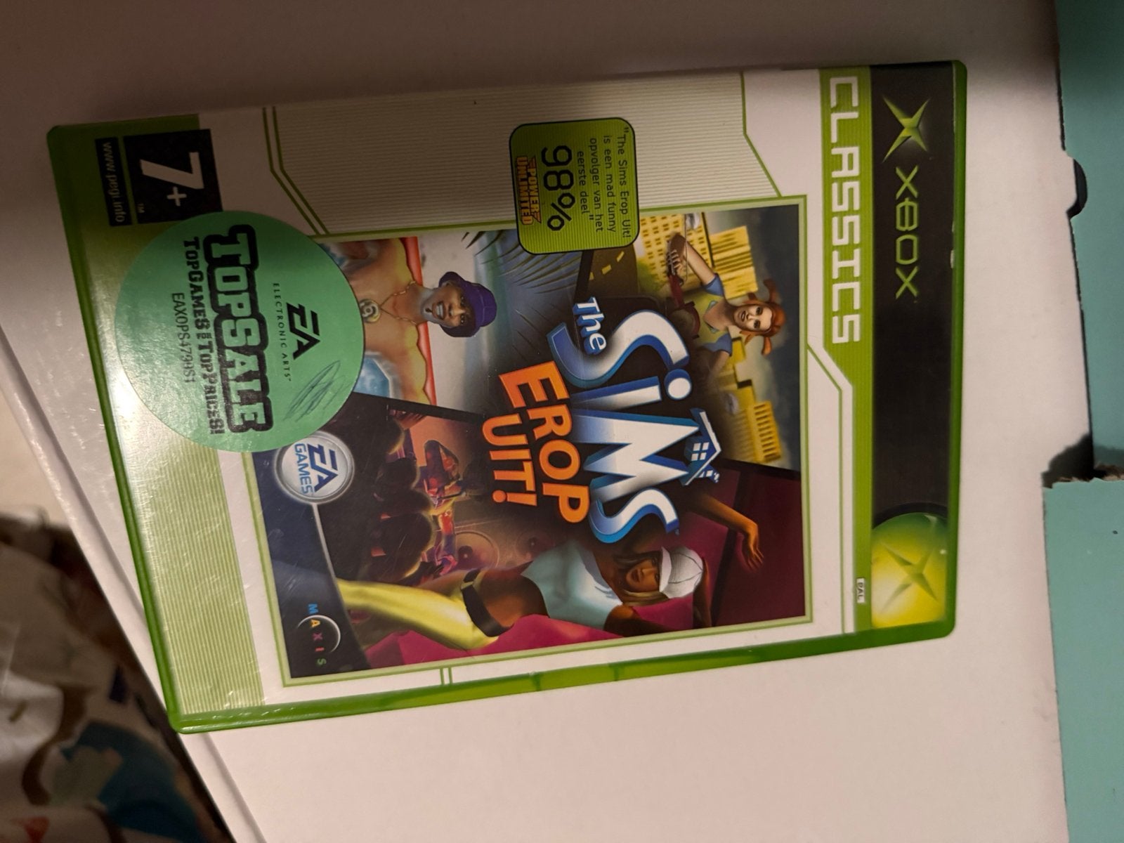 Xbox classic spel the sims erop uit !, 1 speler, Ophalen of Verzenden, Zo goed als nieuw, Vanaf 12 jaar