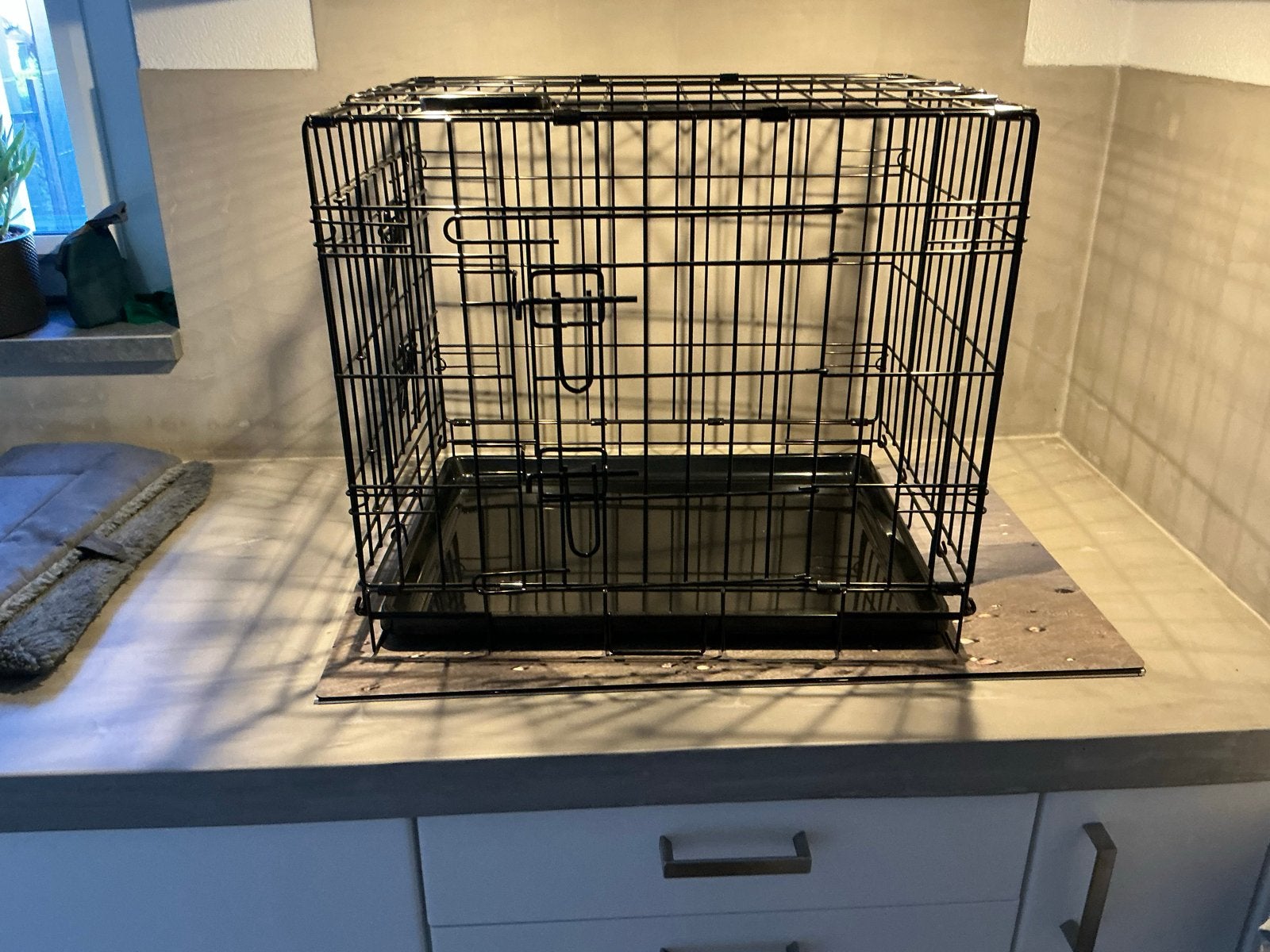 Nieuwe zwarte Adori hondenbench, Dieren en Toebehoren, Ophalen, Nieuw