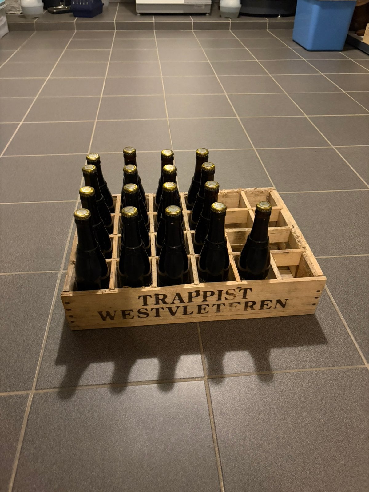 Westvleteren 12 - 17 flesjes, Verzamelen, Biermerken, Ophalen, Zo goed als nieuw, Flesje(s), Overige merken