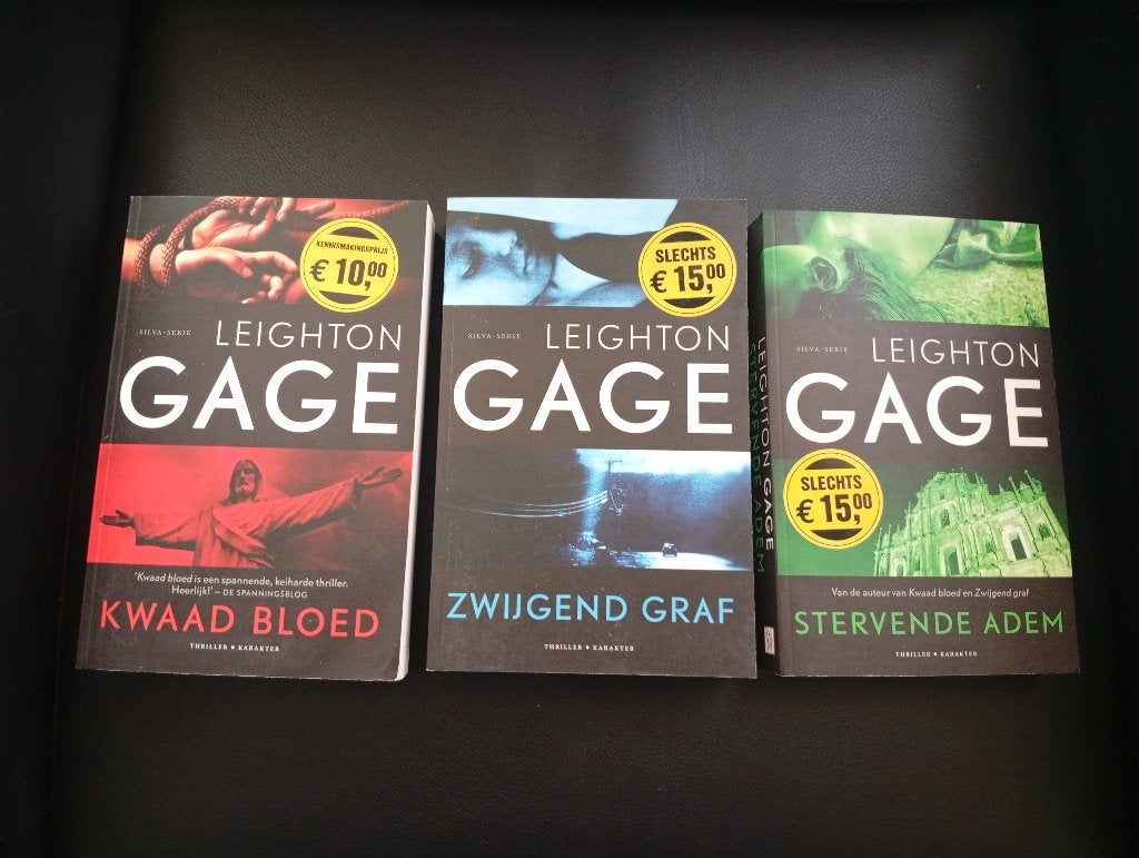 Silva Serie 3 delen - Leighton Gage, Boeken, Ophalen of Verzenden, Zo goed als nieuw, Leighton Gage