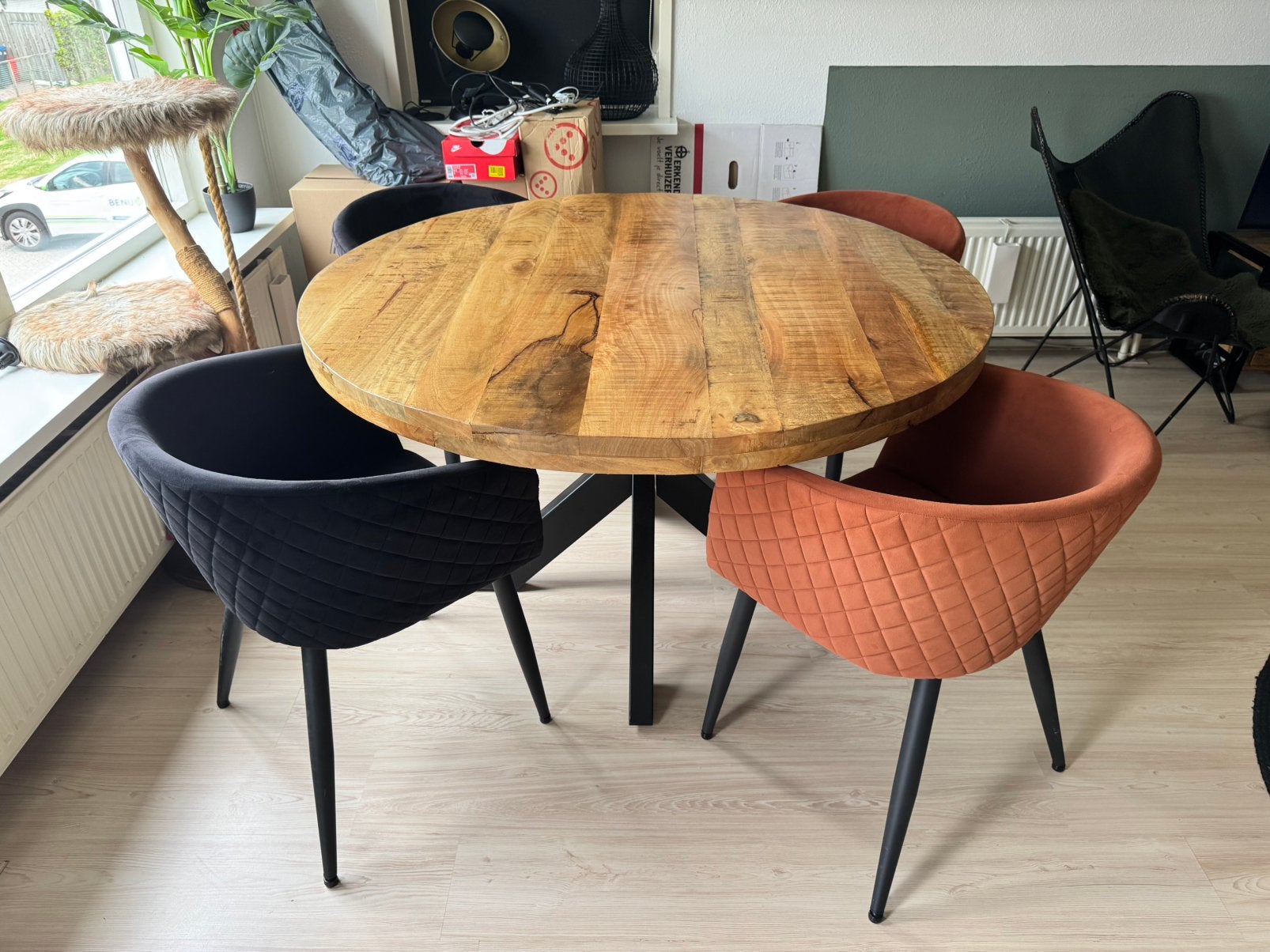 Complete eethoek, Ophalen, Gebruikt, Rond, Vier personen
