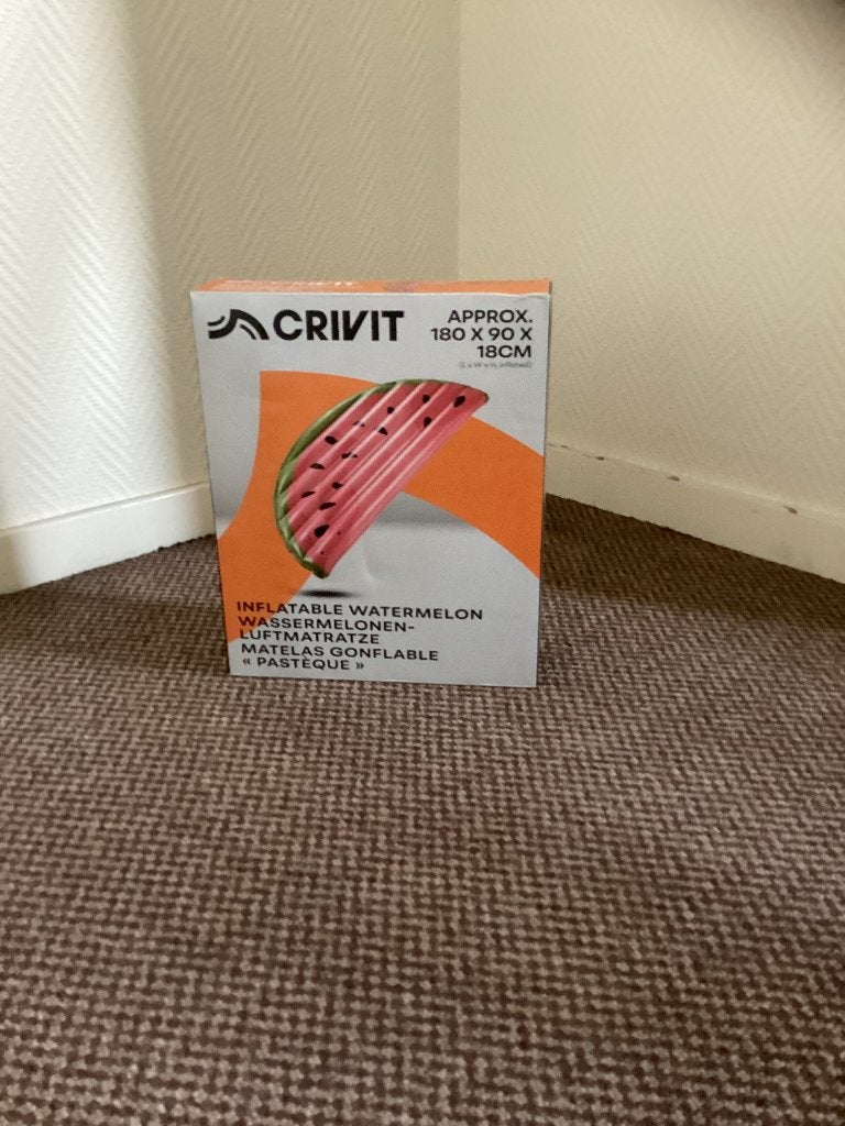 Crivit Opblaasbare Watermeloen Luchtmatras - Nieuw, Tuin en Terras, Ophalen, Minder dan 80 cm, Overige typen, Nieuw