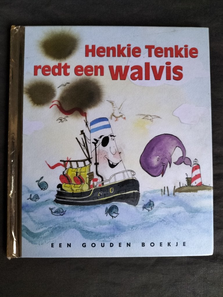 Henkie Tenkie redt een walvis / een gouden boekje, Fictie algemeen, Jongen of Meisje, Harmen van Straaten, Zo goed als nieuw