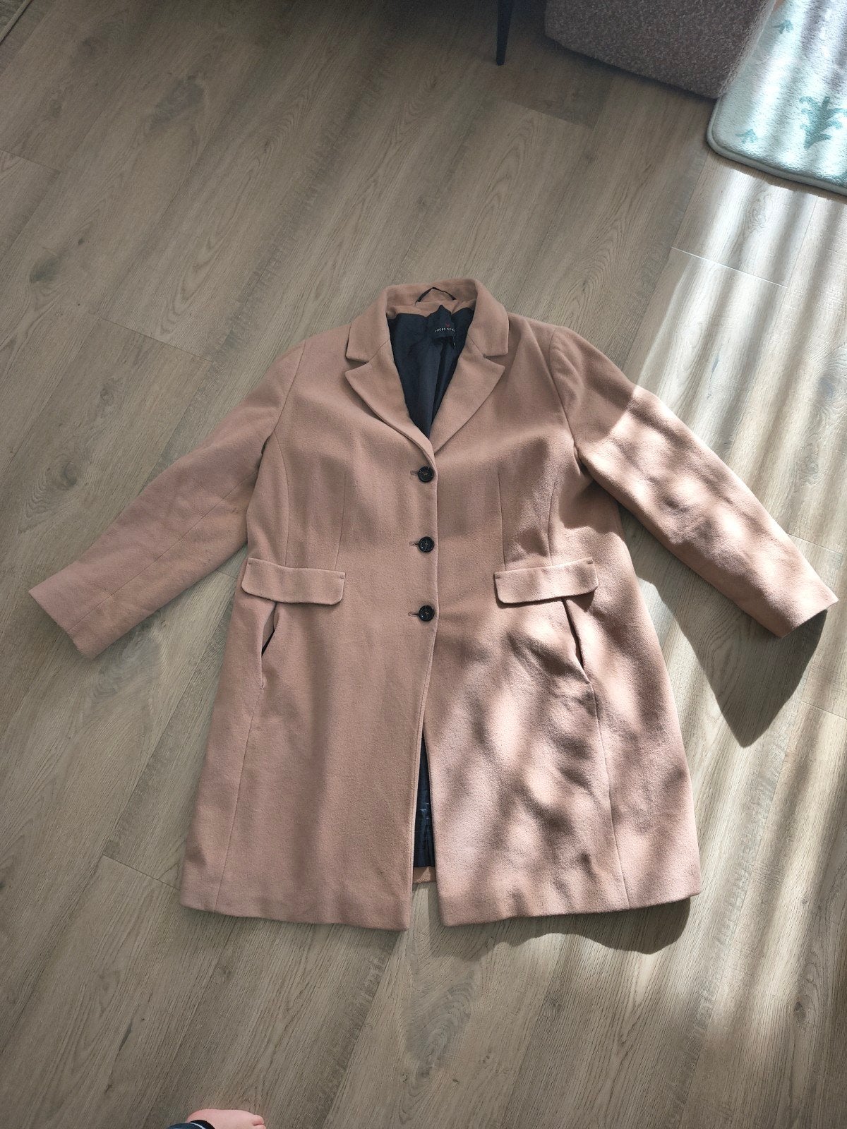Fuchs Schmitt wollen jas maat 46, Kleding | Dames, Beige, Maat 46/48 (XL) of groter, Ophalen of Verzenden, Fuchs Schmitt