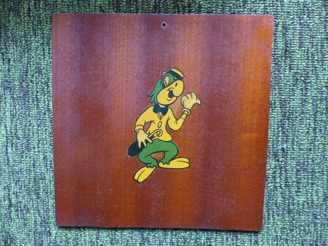 decoratie kinderkamer Bambi Joe Carioca jaren 70, Ophalen of Verzenden, Gebruikt, Wanddecoratie