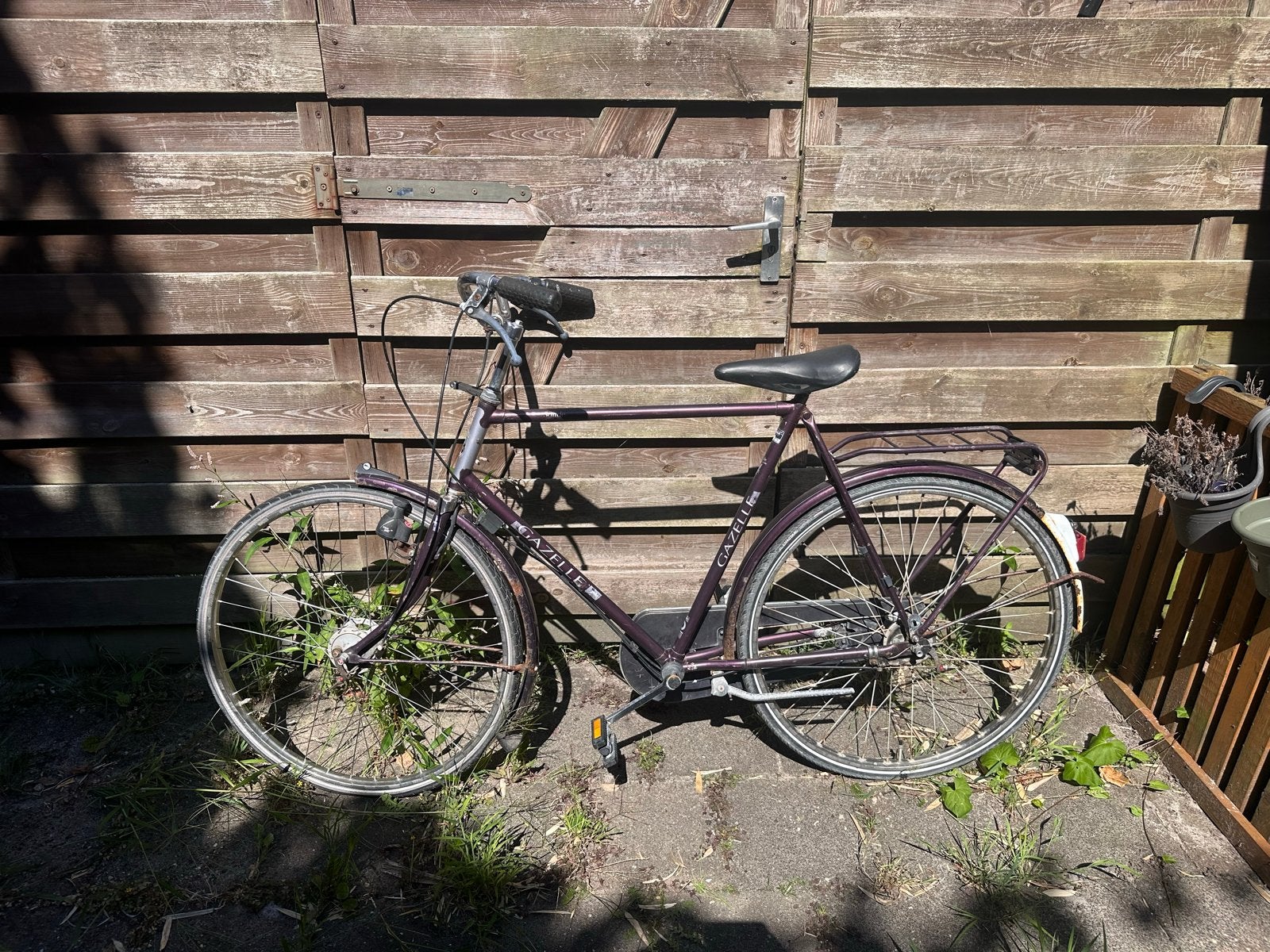 Vintage Gazelle Solide fiets herenfiets, Fietsen en Brommers, Fietsen | Heren | Herenfietsen, Ophalen, Gebruikt, Versnellingen