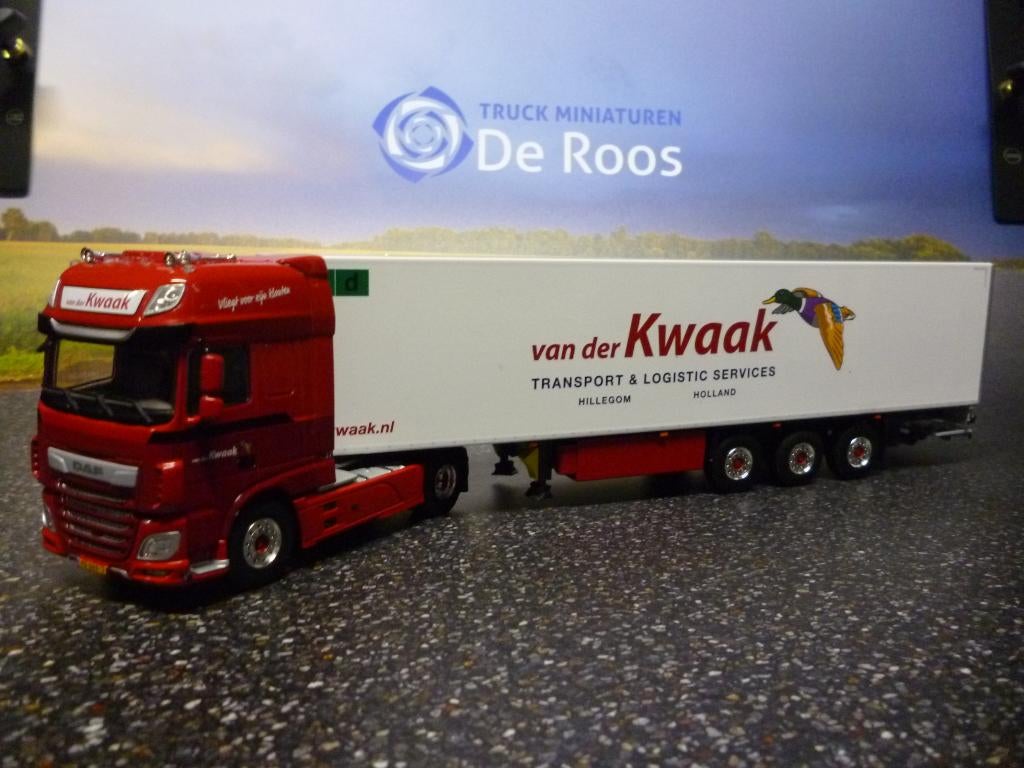 WSI DAF XF 106 Van der Kwaak, Hobby en Vrije tijd, Modelauto's | 1:50, Ophalen of Verzenden, Nieuw, Bus of Vrachtwagen, Wsi