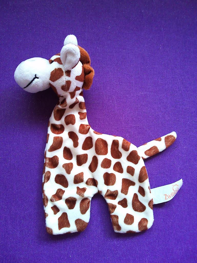 ZWITSAL Knuffeldoekje GIRAF. 22 CM **Nieuw**, Giraf, Nieuw, Ophalen of Verzenden, Met label